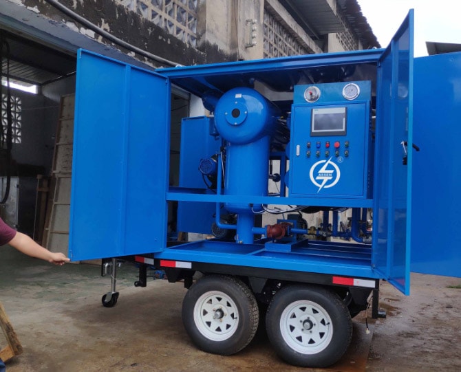 mobile transformer oil treatment