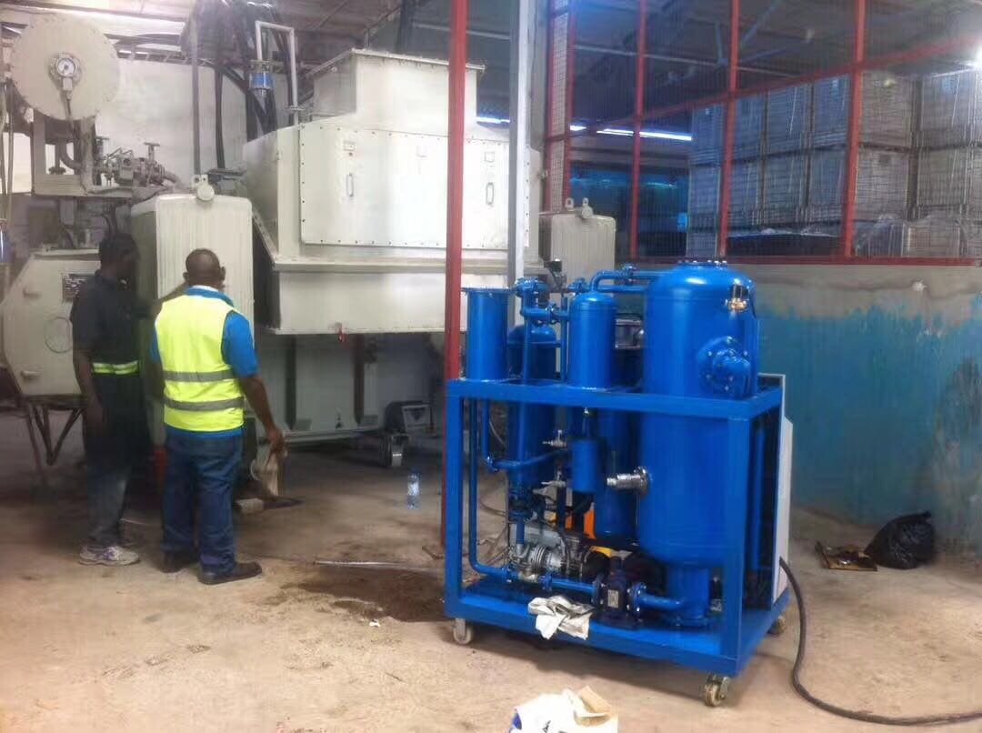 onsite hydraulic oil filtration