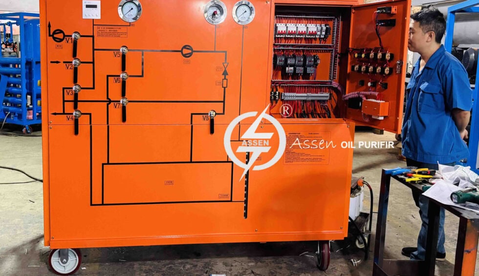 Gas Evacuation & Refill Cart