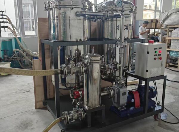 stainless steel bag filter unit